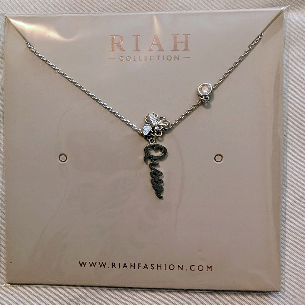 Queen Bee Cubic Zirconia Pendant Necklace - Picture 2 of 3
